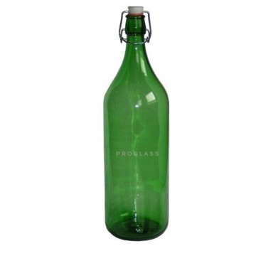 Butelka 2L zielona na zamknięcie pałąk